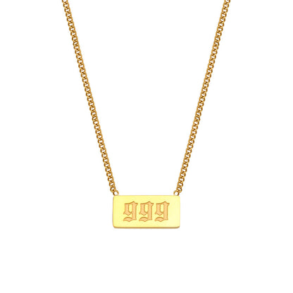 Angel Number Necklace