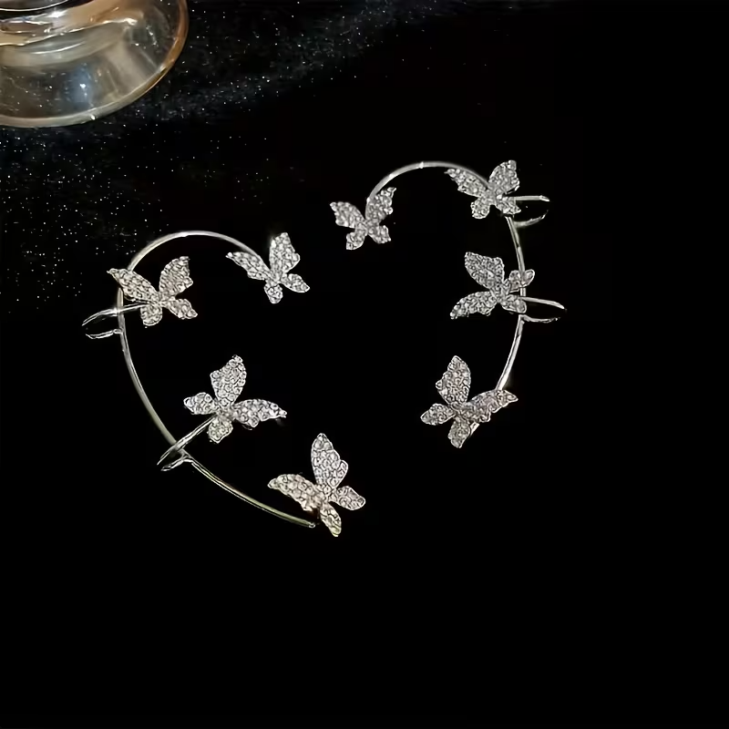 Avora Butterfly Ear Cuffs