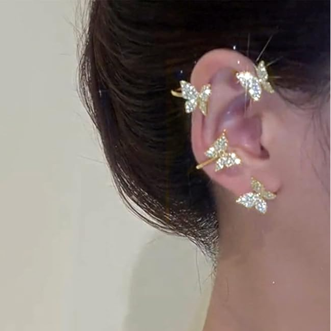 Butterfly Ear Cuffs