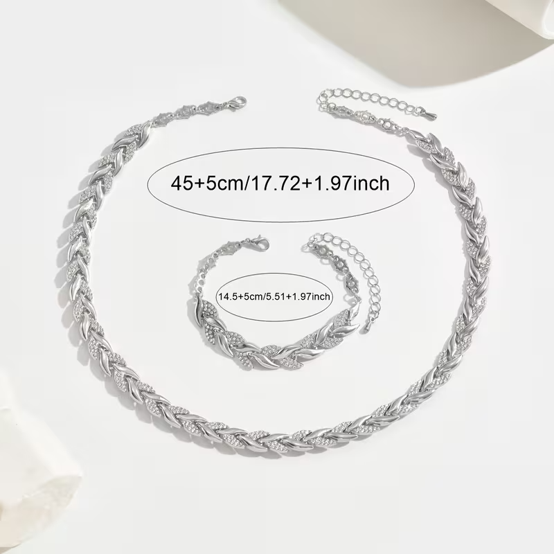 Elegant Fish Tail Jewelry Set