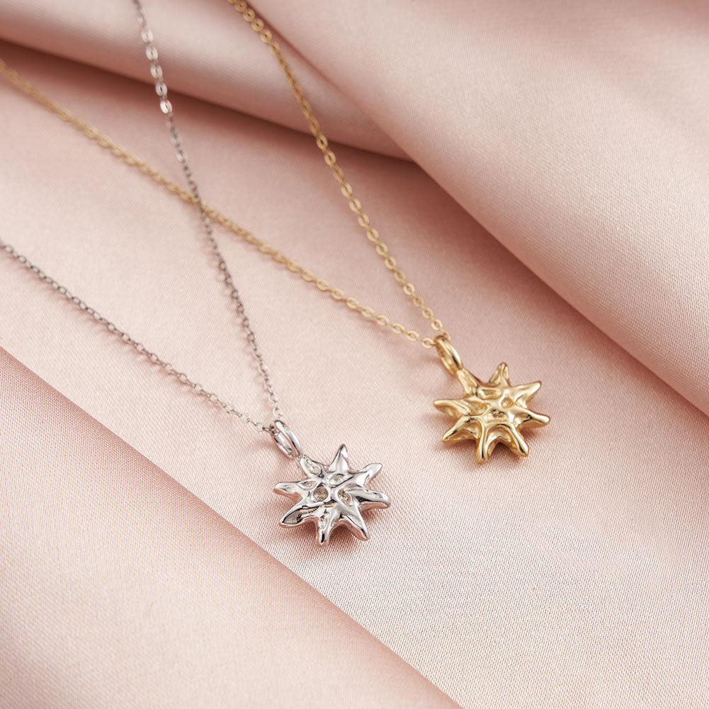 Hammered Star Necklace