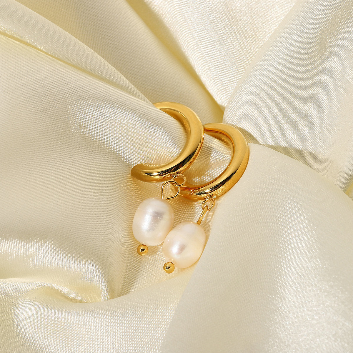 Maria Huggie Hoops