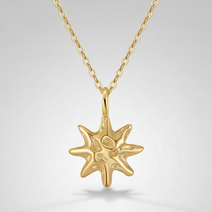 Hammered Star Necklace